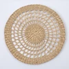 Rattan Wall Decor Hanging Woven Wall Plate Round Fruit Basket Boho Seagrass Decorative Trays for Living Room Bedroom Kitche 3