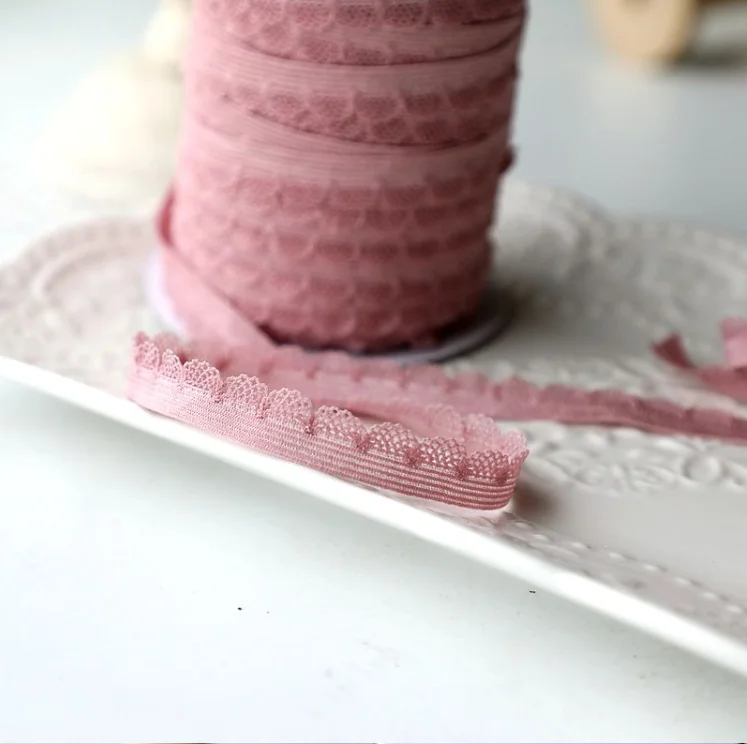 Elastic Stretchy Lace Trim Ribbon 5 Meters 6 Colors For Sewing Crafts DIY Underwear Lingerie Decoration lace ribbon lace sewing supplies lace sewing accessories lace decoration lace accessories lace garment accessories