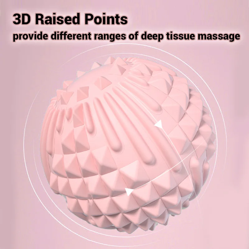 Professional Massage Balls Foot Ball Foot Massager Spiky Roller for Deep Tissue Trigger Point Yoga Pilates Excercise Ball