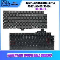 Enhanced Laptop Keyboard for MacBook Air - Premium US, UK, French Layout (A3113 KB US)