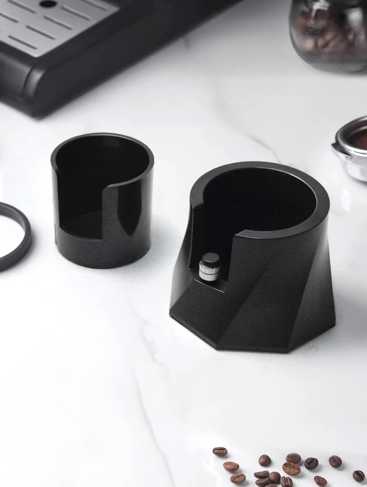 Description Picture 6 of itemSpiral Coffee Tamper Station Height Adjustable Bottom Anti Slip Black Powder Pressing Base Coffee Machine Handle Storage Seat