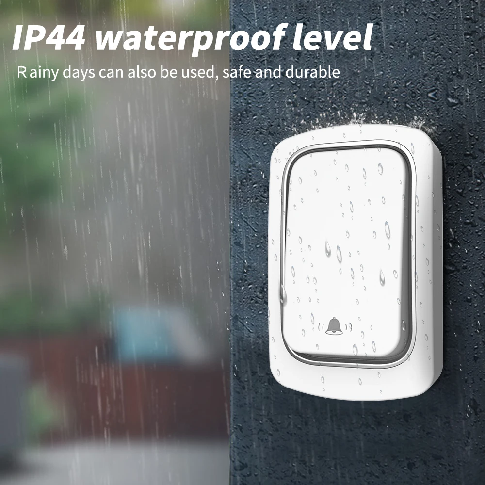 Wireless Doorbell Outdoor NO Battery Required Waterproof Home My Melody Bell