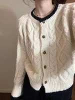 Thiened ort Knitted Bear Velvet Sweater Coat Women's Autumn Winter Lazy Small Size round Ne Open Cardigan Warm Fluffy O...