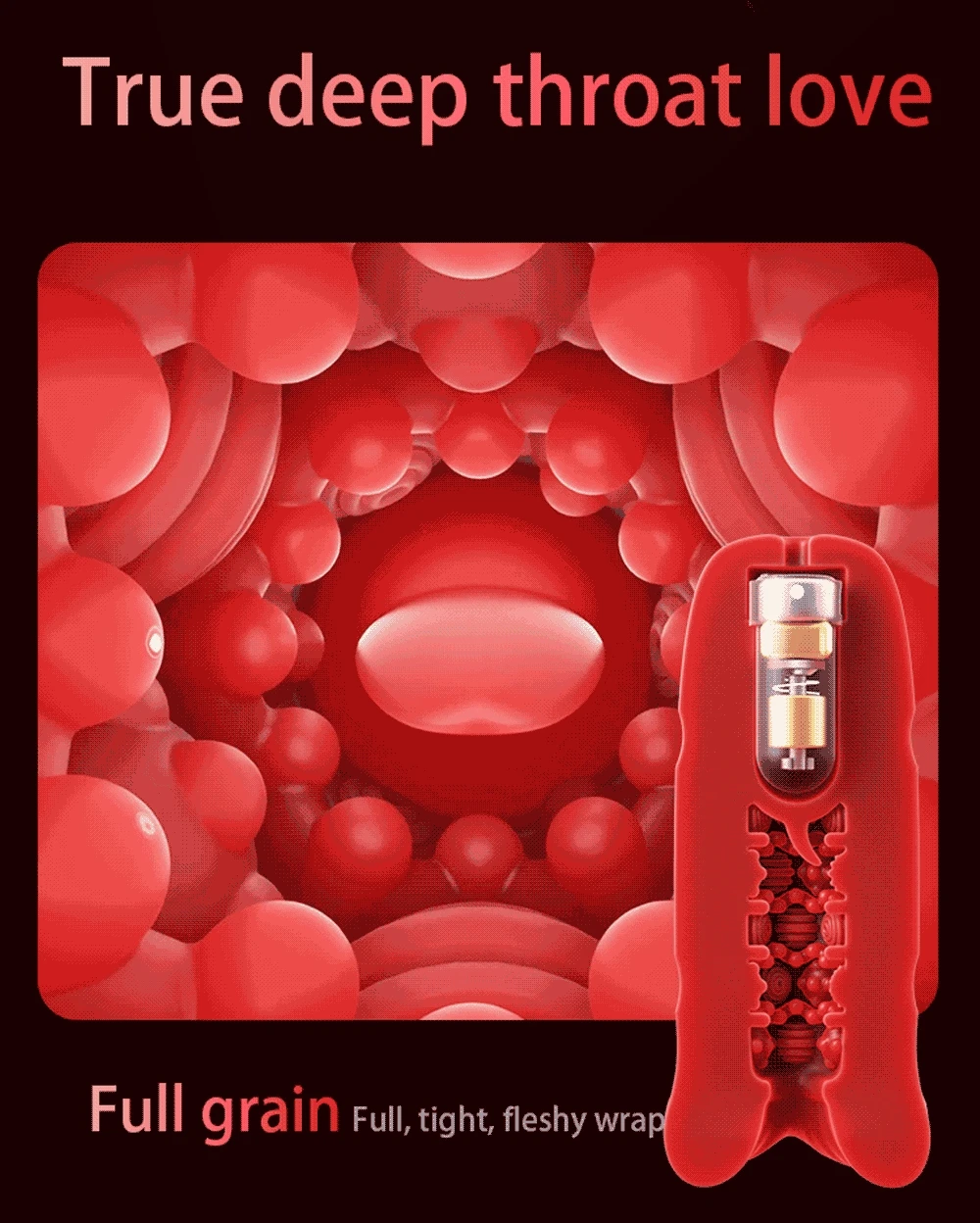 Masturbator Cup Automatic Tongue Licking Vagina Oral Sex Toy Men_voghion.com