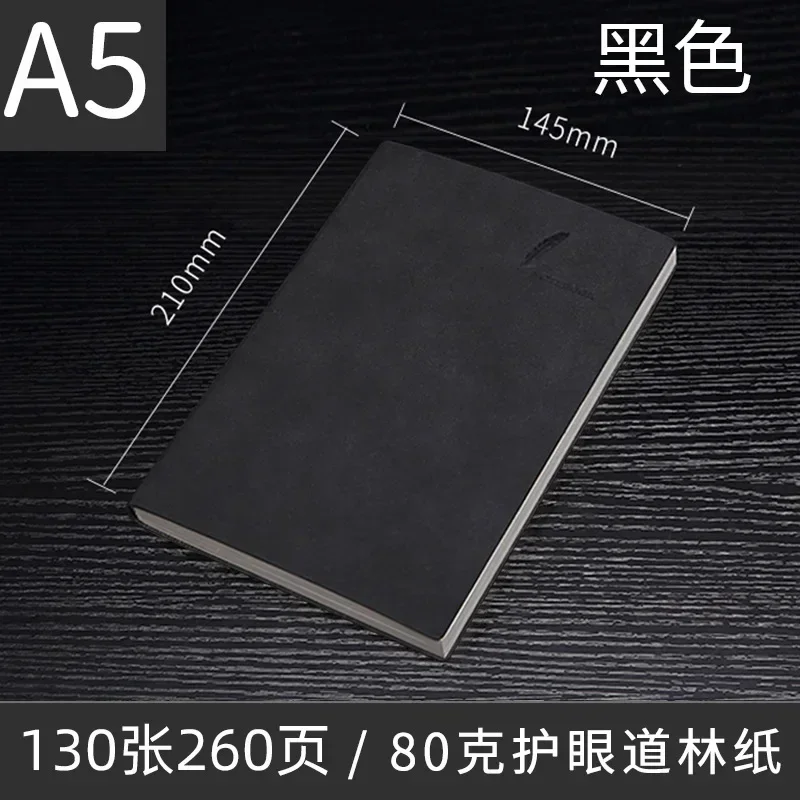 A5 Soft Notebook Imitation Sheepskin Leather Planner Agenda Week Planner Travelers Notebook Office School Supplies Notepad