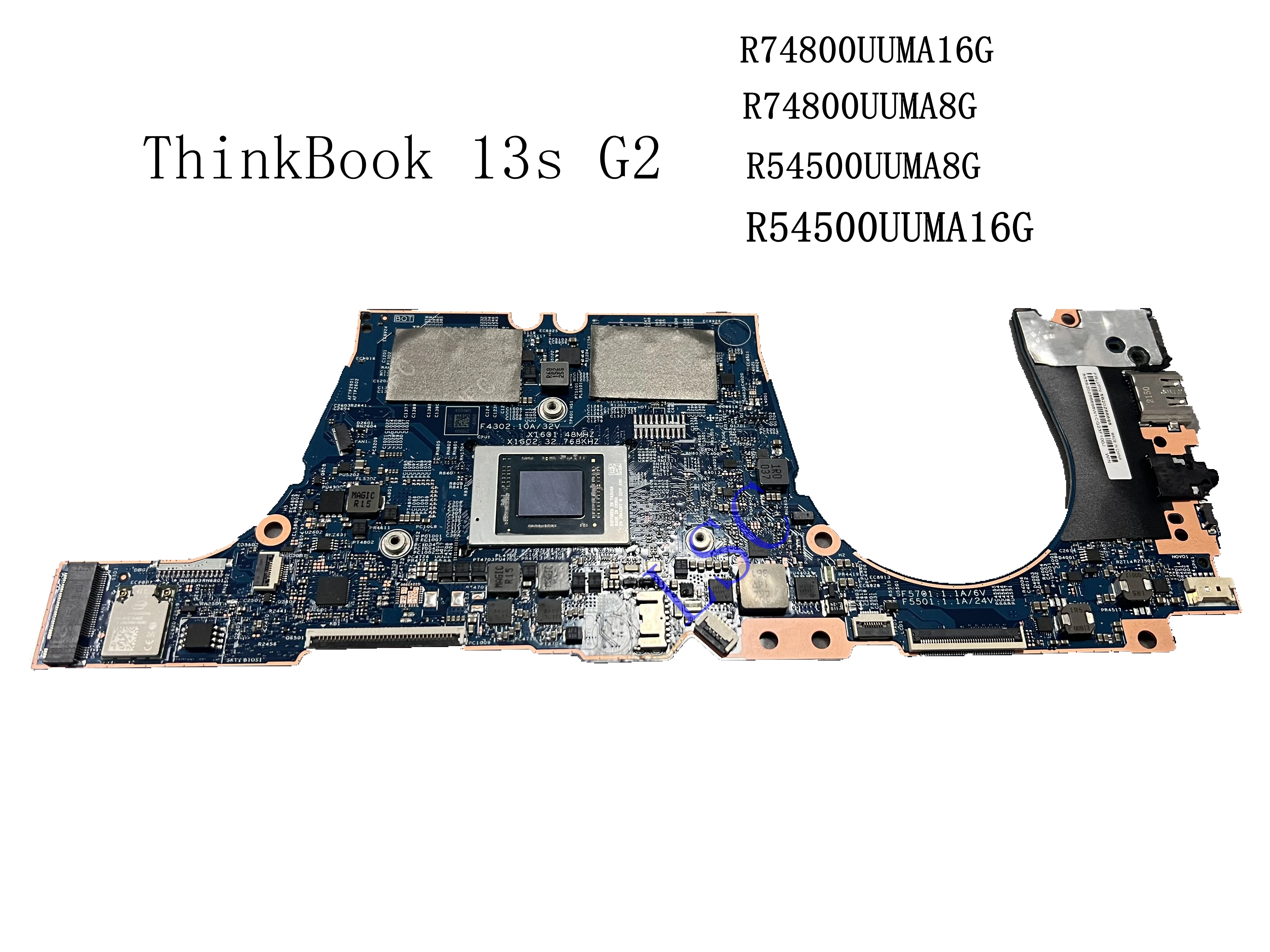 

13s G2 ARE Laptop Motherboard for Lenovo ThinkBook V550 AMD 203004-1 FRU;5B20Z66698 5B20Z66696 CPU: R5-4600U R7-4800U 8G/16G
