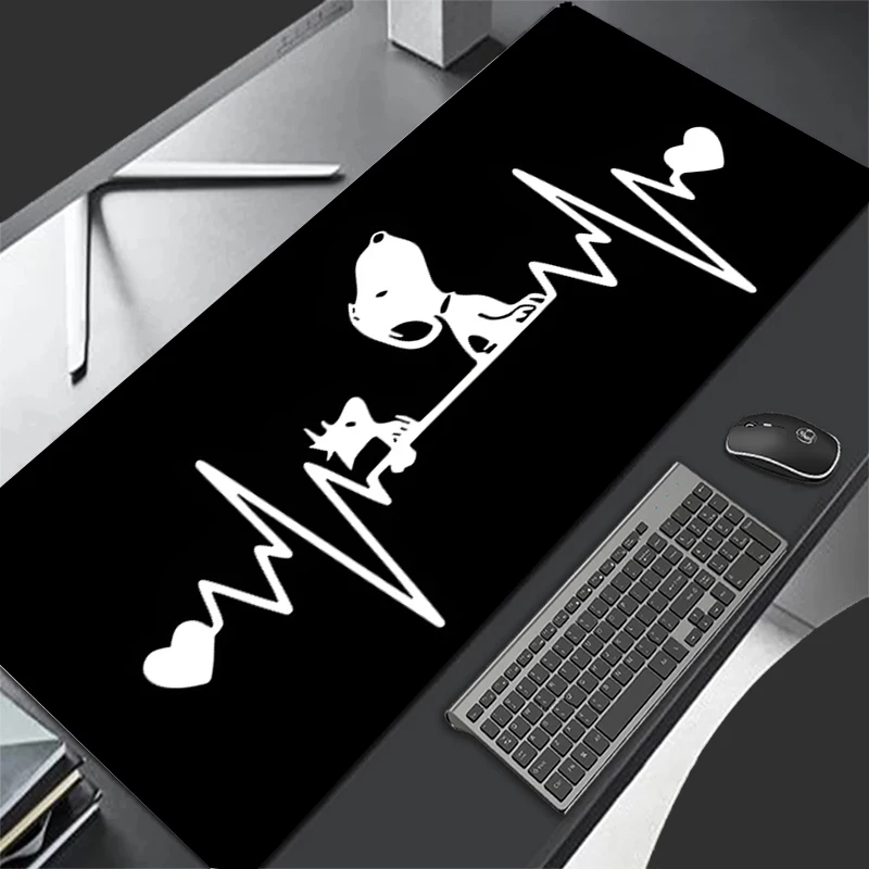 New Mouse Pad Larger XXL 900x400 Speed Mini Pc Computer Keyboard Pads Desk Mat Gaming Accessories Home Cartoon Snoopy Mousepad