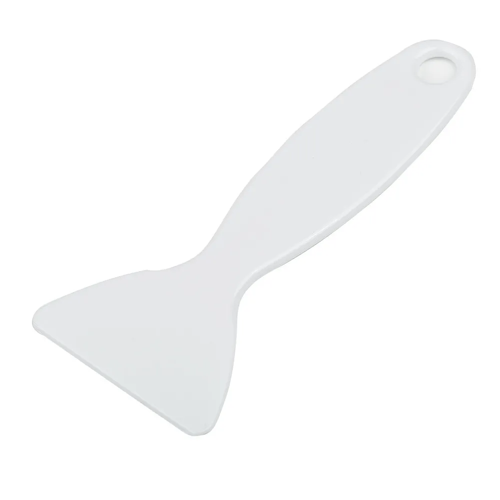 

Scraping Glue Tool Ice Scraper White 135 * 60MM Clean Plastic Tough Wall Stickers Helper For Removing Film Bubbles