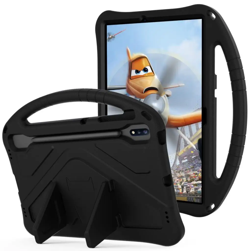 

EVA Case For Samsung Galaxy Tab S9 SM-X710 SM-X716B 11 inch S9 Plus SM-X810 SM-X816B 12.4 inch Stand Cover With Hand Holder Kids