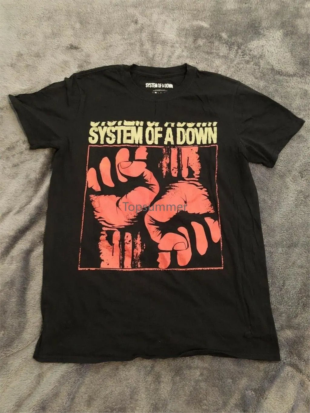 

System Of A Down Band T Shirt Black Medium