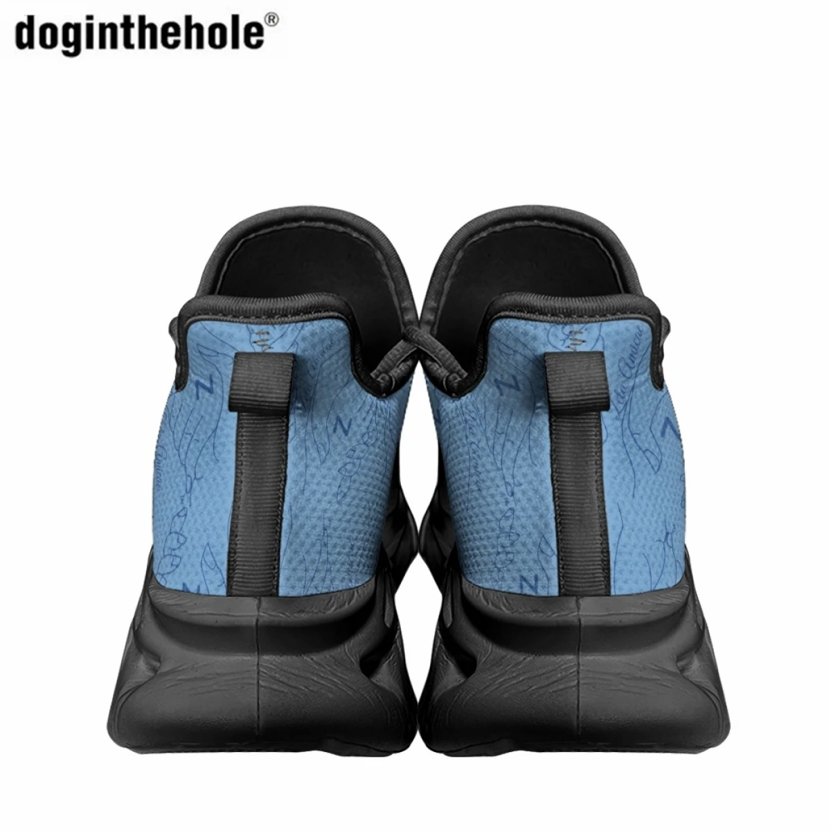 Zeta Amicae Sorority Women's Casual Shoes Comfort Breathable Outdoor Sports Shoes Classic Lace Up Non-slip Sneakers