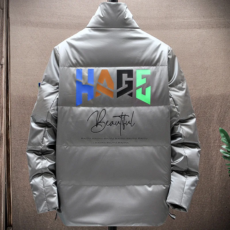 Рисунок 5 - Мужской кожаный пуховик с воротником-стойкой