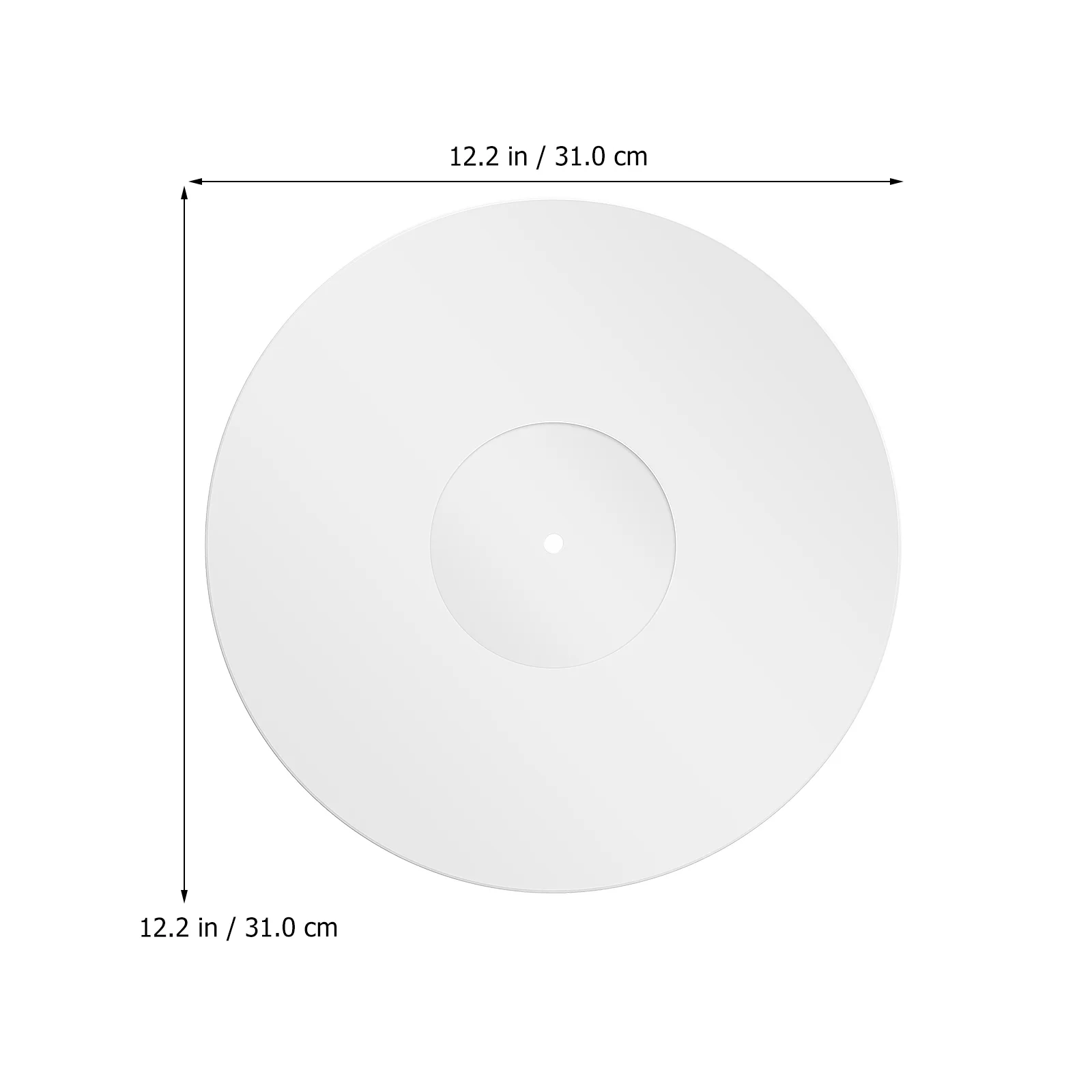 Acrylic Turntable Mat 12 Acrylic Record Player Platter Vinyl Slip Mats Record Playback Antistatic