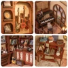 CUTEBEE Book Nook Kit Miniature DIY Book Nooks Touch Light With Furniture Children Birthday Gift  (Secret Rhythm) 3