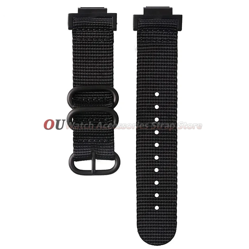 Durable 16mm Nylon Canvas Sport Wristband