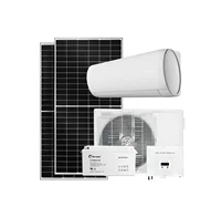 Low voltage aire acondicionado 24 volt dc motor air condition with solar powered energy system for home use 2