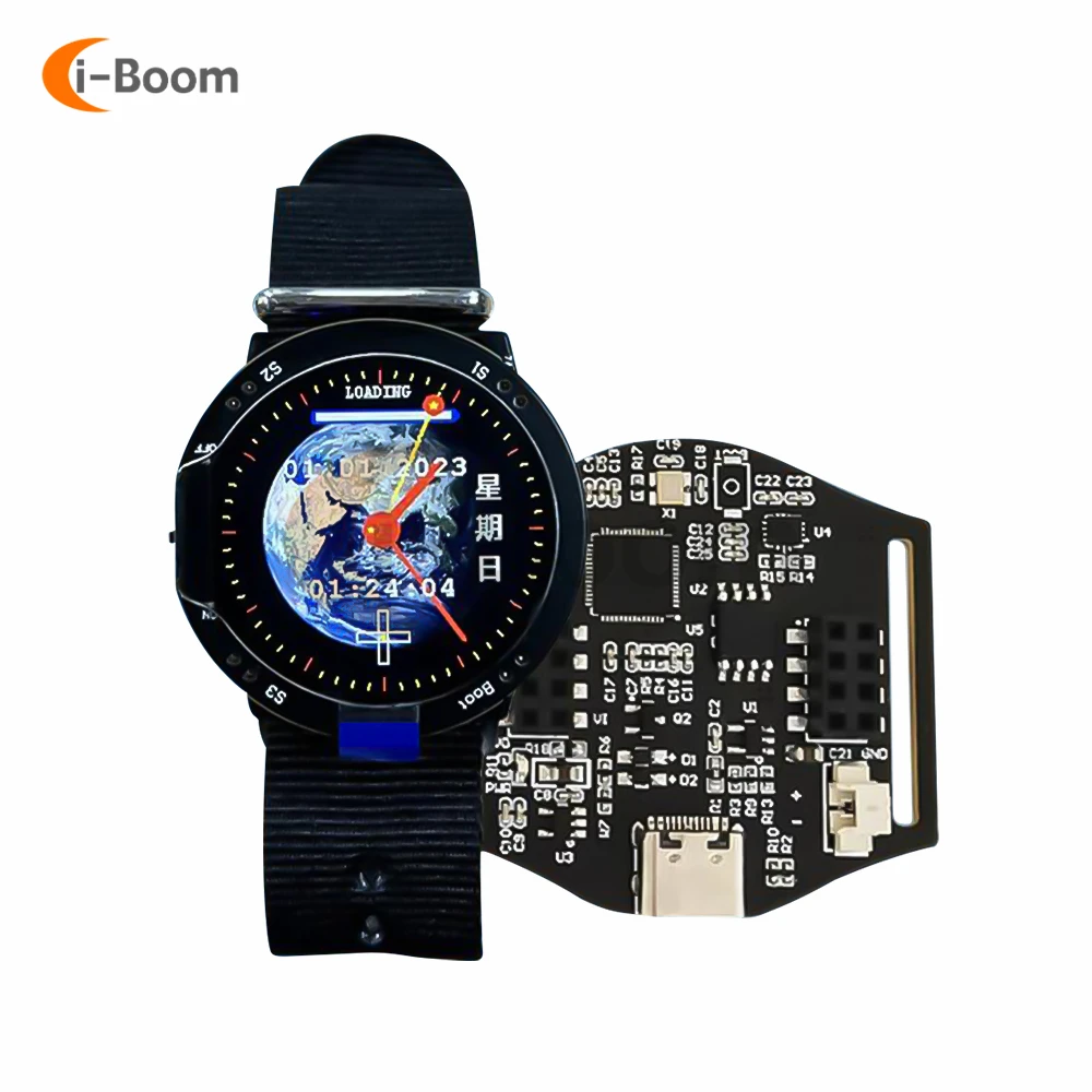 

Макетная плата для круглых часов 1,28 дюйма Rp2040, макетная плата с TFT LCD Dsiplay