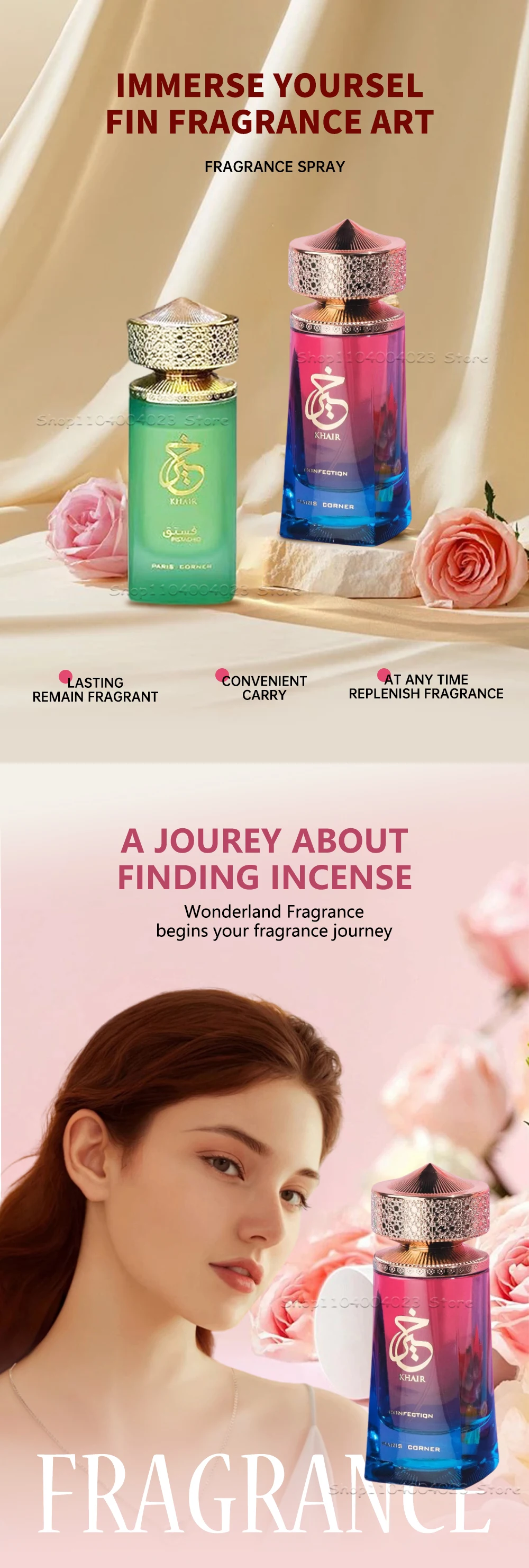 Khair Confection Paris Corner Eau De Parfum Sweet Candy Scent_voghion.com