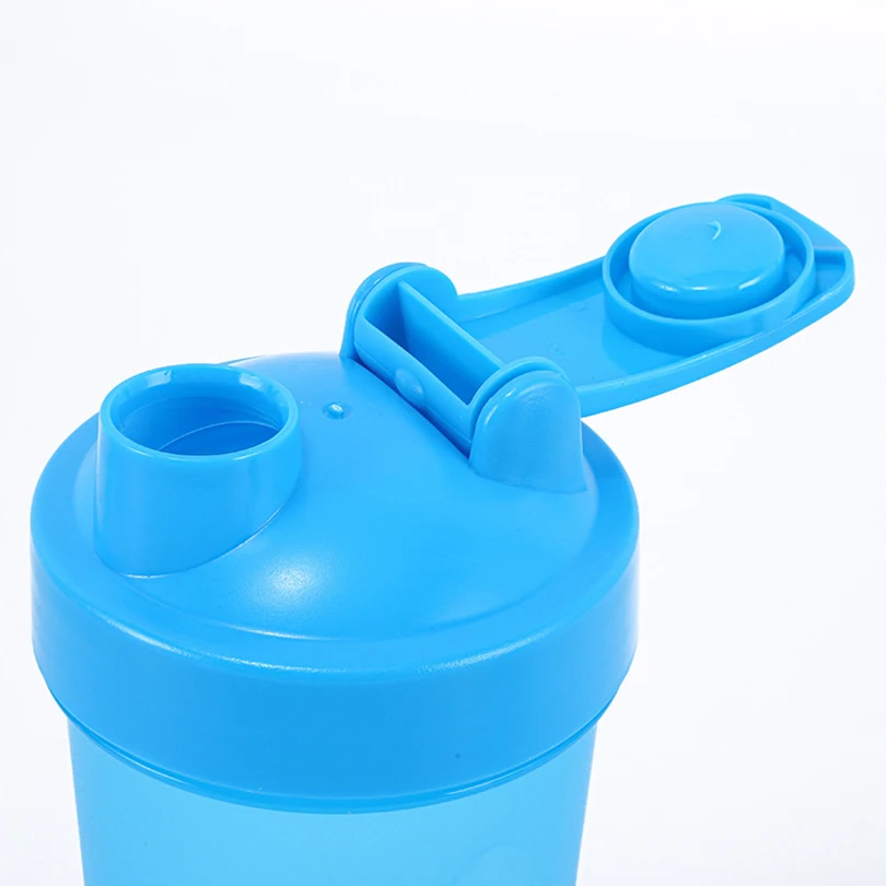 400ML Shaker Bottles Whey Protein Powder Mixer Bottle Sport Water Cups Fitness Gym Shaker Outdoor Portable Plastic Drink Cup
