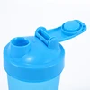 400ML Shaker Bottles Whey Protein Powder Mixer Bottle Sport Water Cups Fitness Gym Shaker Outdoor Portable Plastic Drink Cup 3