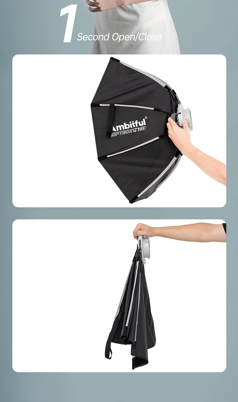 55cm 65cm 90cm 30x120cm Q7 Series Quick Release Octagon/Rectangle Softbox Bowens