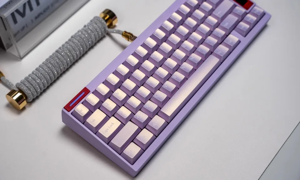 Frontier Aurora Pearl White キーキャップ Frontier Aurora Pearl Keycap Peach Pink