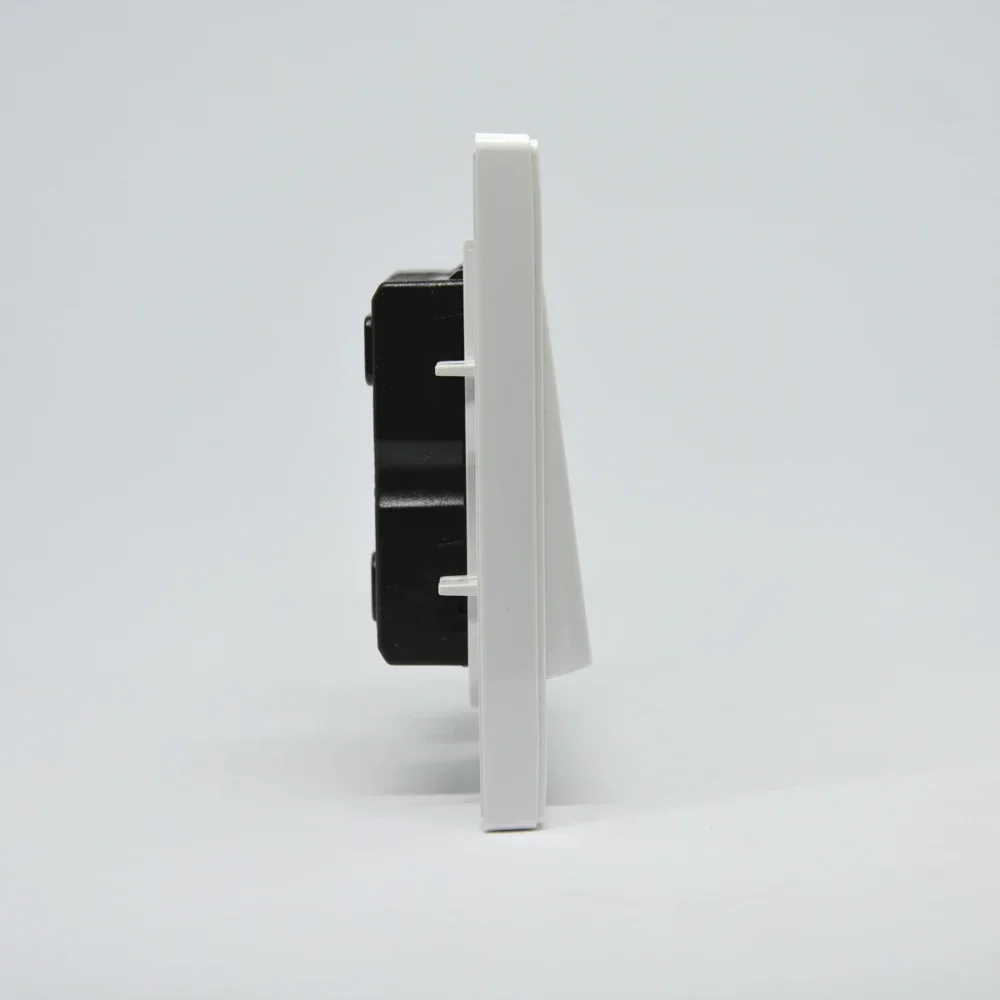 10Pcs Wall Mounted 86mm Door Access Control System Exit Button Release Switch 2 in 1 Panel NO to NC Signal Lamp Switch 10A