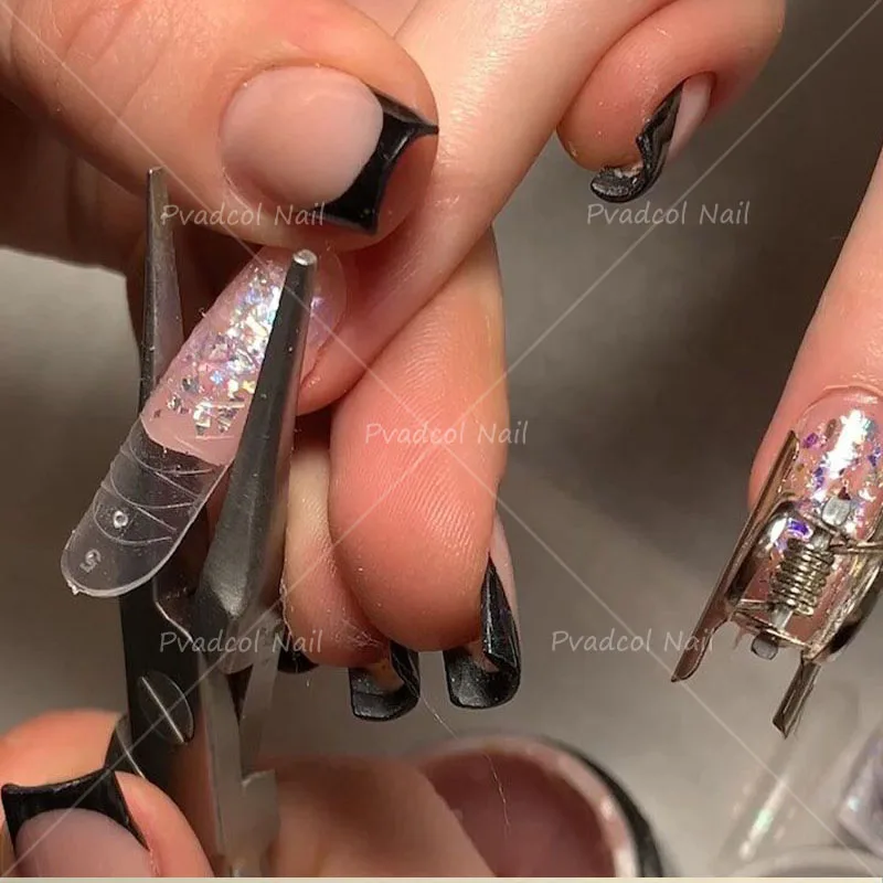 Pincher acrílico para uñas, herramienta pinchado, pinzas moldeadoras, pinzas para formas superiores extensión, molde de Gel UV construcción - AliExpress