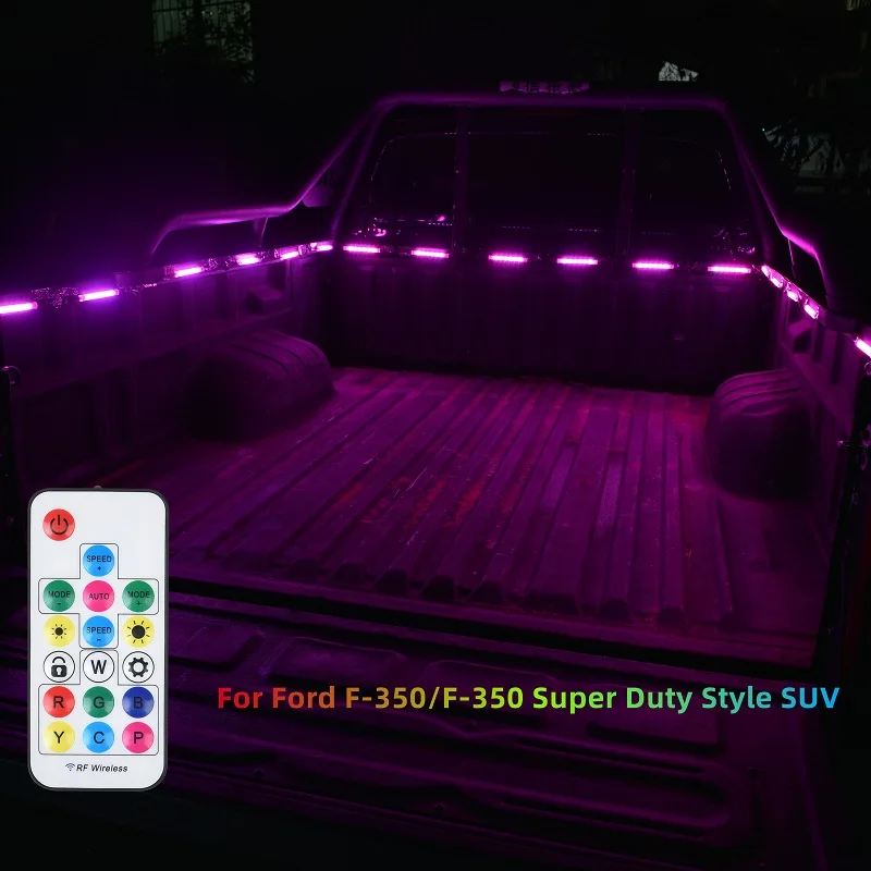 

Car LED Lights 6000K Truck Bed Lighting 5050 SMD LEDs Light Waterproof For RV Boat Cargo Pickup For Ford F-350/F-350 Super Duty