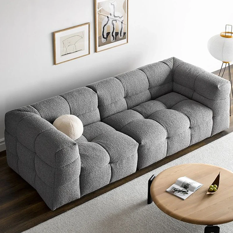 

Lazy Italiano Modern Sofa Nordic Corner Puffs Designer Living Room Couch Sectional Lounge Moveis Para Casa Salon Furniture DWH