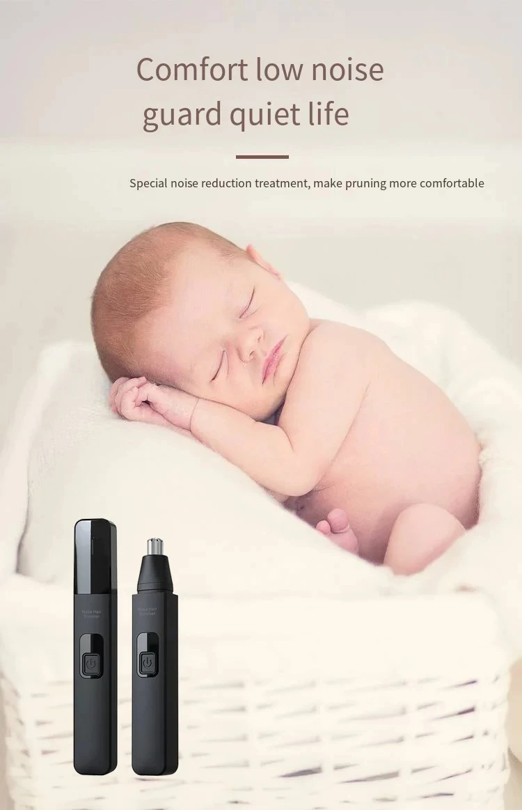 2024 Iconic Brand Intelligent Electric Nose Hair Trimmer Rechargeable Digital Display Portable Clipper Trimmer For Men and Woman MJL3