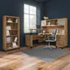 Bush Furniture Somerset 72W Office Desk with Drawers and Storage in Fresh Walnut | Large Wooden Computer Table for Home Office W 5