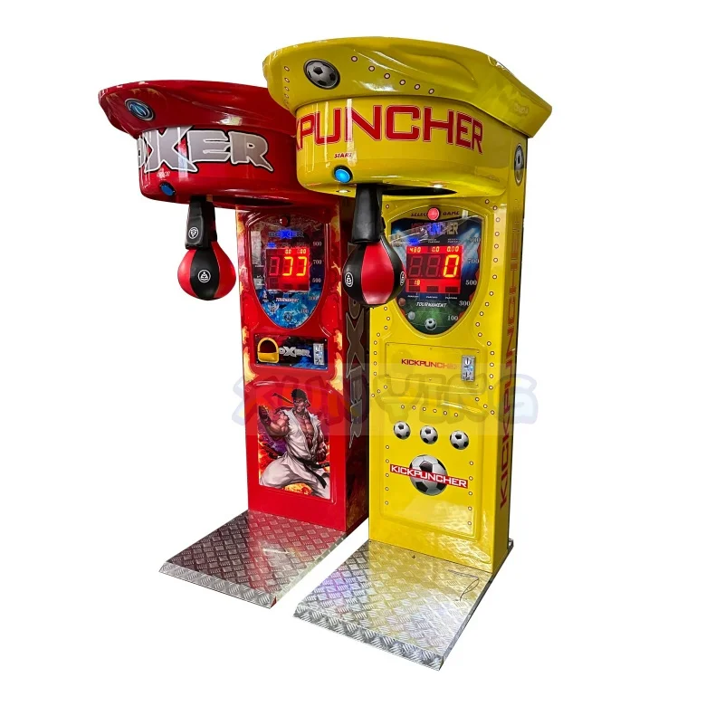 ☆茶屋ちゃま☆ one punch boxing machine Onepunch Martial Coin Hot Gloves Boxing Punch Machine with