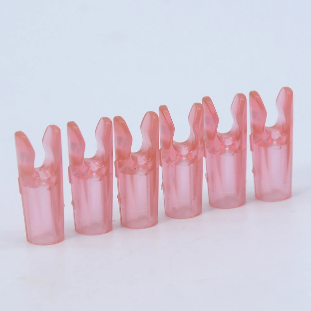 100pcs Arrow Pin Nocks Plastic Size S for 3.2/4.2/6.2mm Shaft Archery Recurve Bows