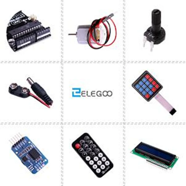 ELEGOO UNO Project Basic Starter Kit with Tutorial | Arduino IDE Compatible