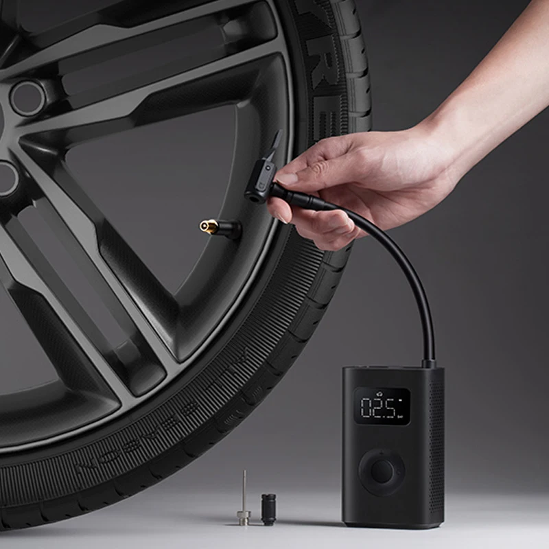 Xiaomi-compresor de aire eléctrico portátil, 2 tipos c, 2000mAh, inflador  portátil, bomba de aire para bicicleta, coche y motocicleta - AliExpress