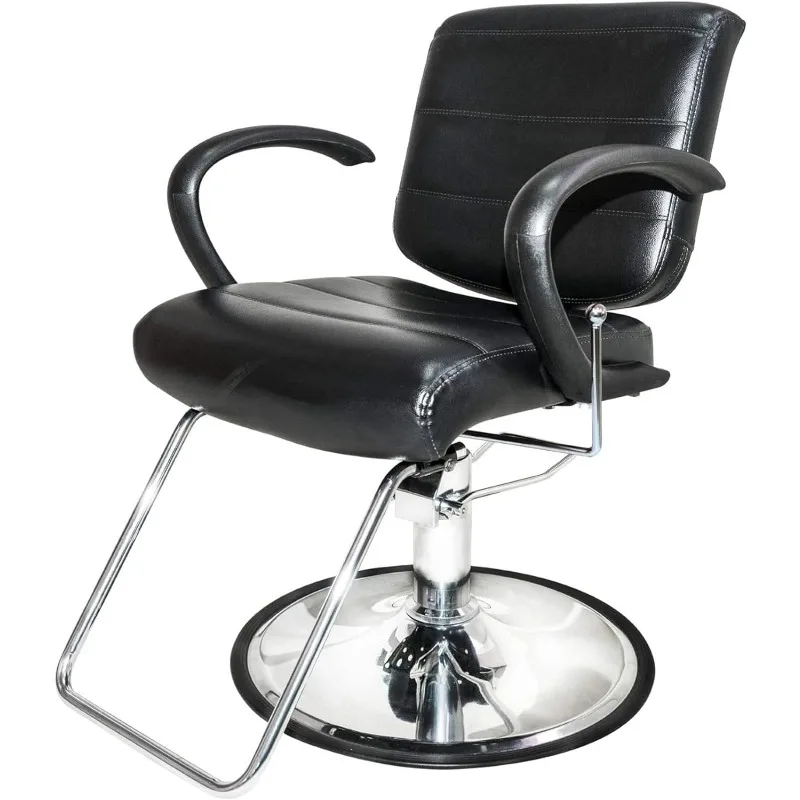 Chromium Professional All Purpose Chair by PureSana, Sealed Hydraulic Pump, Rotates 360 Degrees, Premium Vinyl Seat