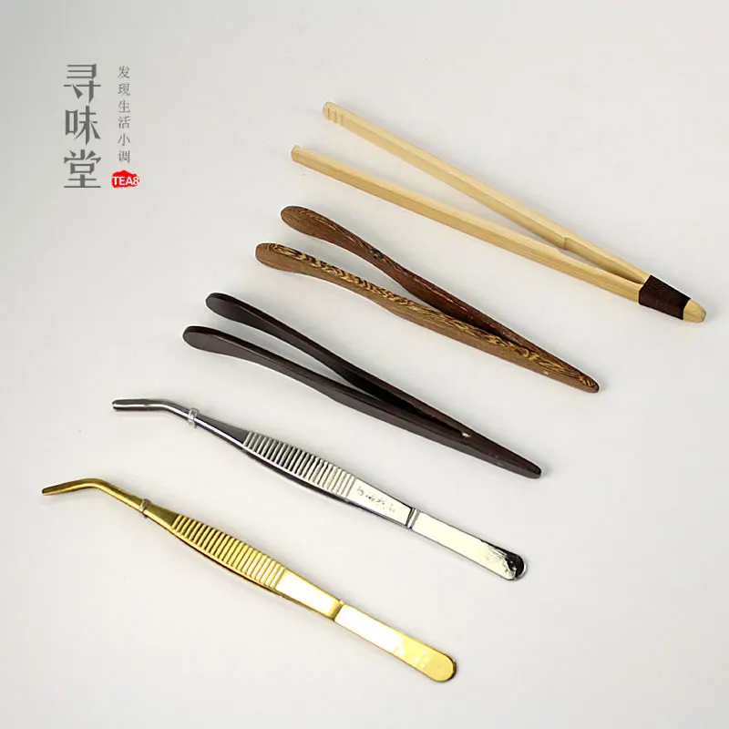 Wooden Tea Tweezer, Bacon Clip Tongs, Bamboo, Kitchen, Salad, Food, Toast, Creative Ceremony, Zero, Mini