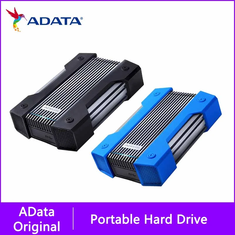 ADATA External HD USB 3.2 HD830 2TB 4TB 5TB 2.5 Portable Drive Hard Disk HDD For Laptop Desktop Computer