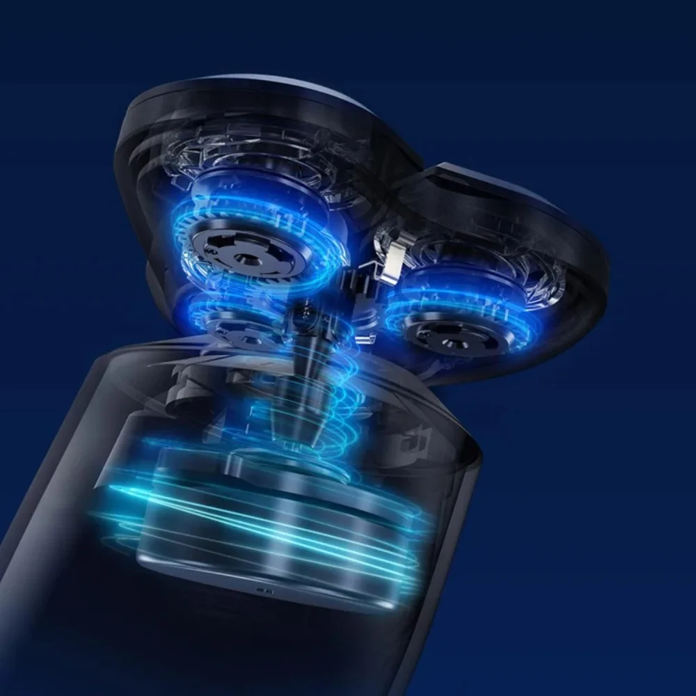 미지아 전기면도기 S700 휴대용 플렉스 면도기 3헤드 면도 IPX7 방수 세척 가능 수염 트리머 커터 충전식 새 상품