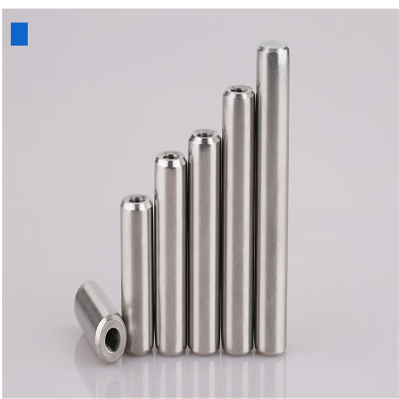 

4Pcs 304 Stainless Steel Internal Thread Cylindrical Pin OD4*30*M3