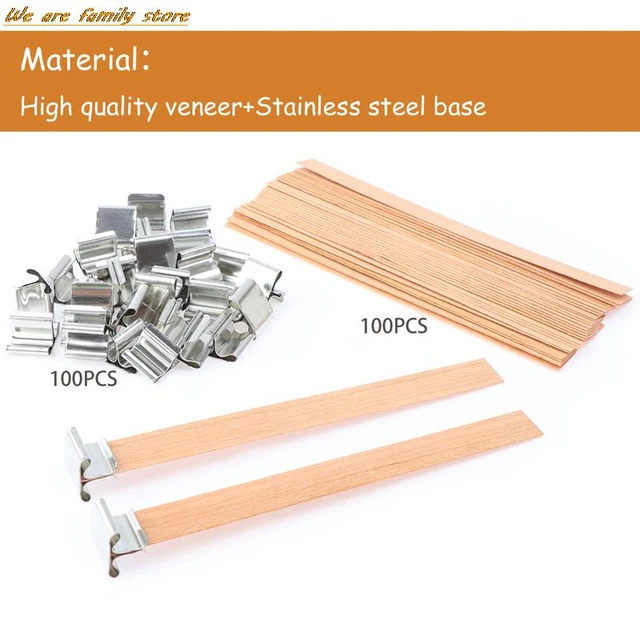 Mèche de Bougie en Bois avec Base à réinitialisation, Brûlant, Sans  struction ée, Mèche d'Avertissement, Support, Onglet, Noyau pour Bricolage,  Fournitures de Direction, 20 Pièces - AliExpress