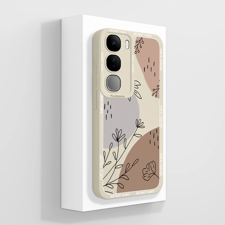 Fashionable Soft Liquid Silicone Phone Case, Compatible with Select Vivo Models, in Chic Back Cover Design