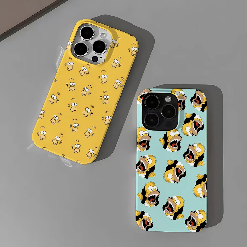Cute Cartoon Themed Phone Case - Glossy HD Hard PC Cover