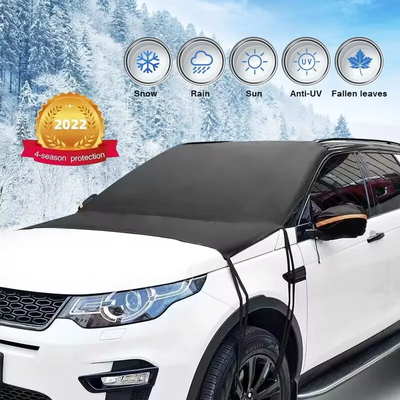 Car Snow Cover Car Cover Windshield Sunshade Outdoor Waterproof Anti Ice  Frost Auto Protector Winter Automobiles Exterior Cover