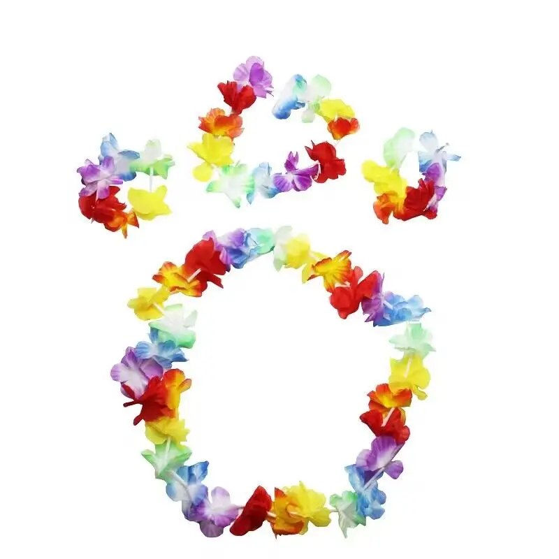 

Hawaii Holiday Summer Party Leis Flower Wreath Garland Hawaiian Necklace Torpil Hawai Floral Farmhouse Decor