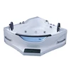 White Sale Modern Indoor Glass Bath Prices Spa Massage Corner Multi Functional Acrylic Jacuzzier Hot Tub Bathtubs & Whirlpools 1