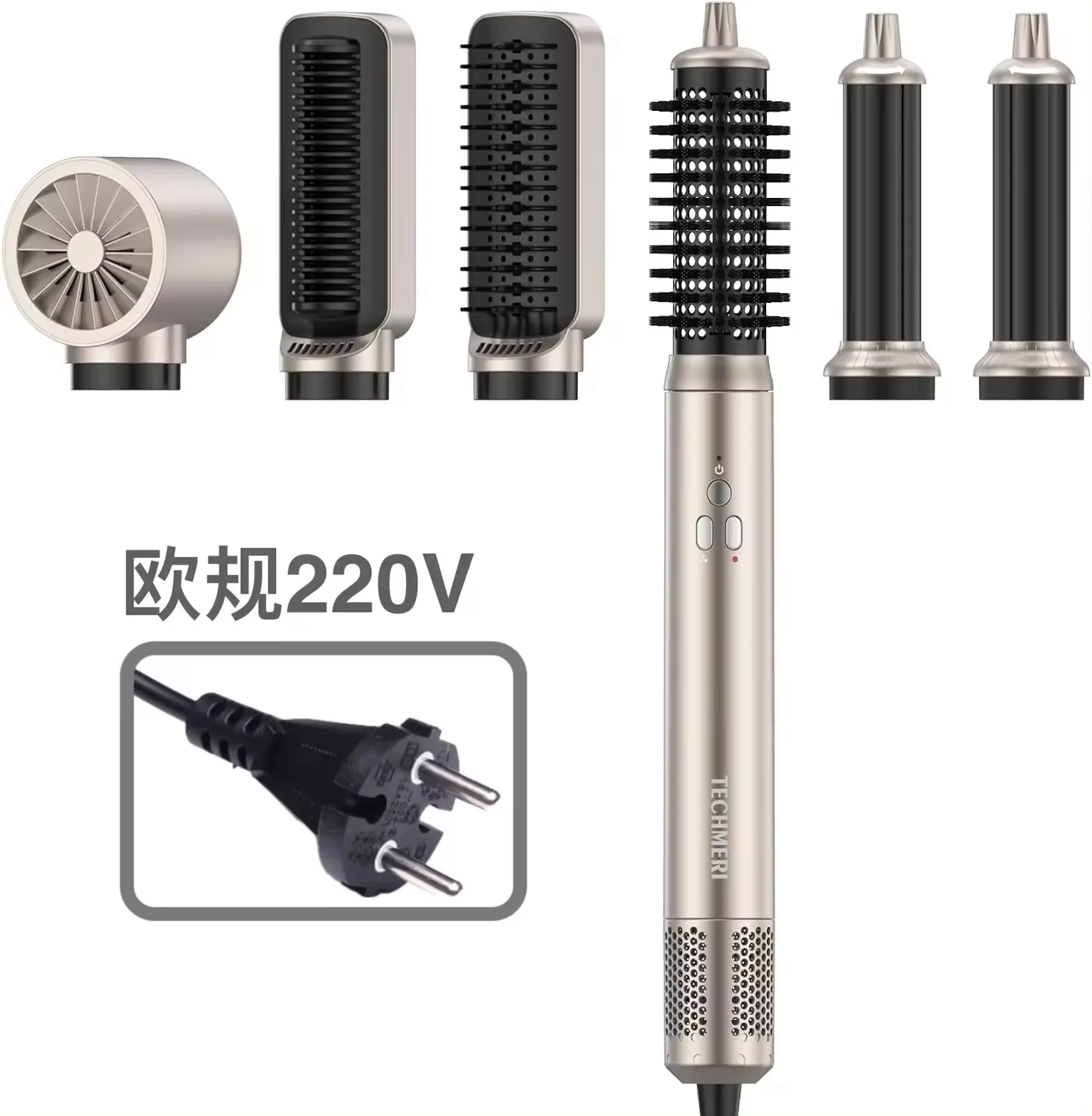 

6-in-1 air hairstyle kit 110000 RPM ion hair dryer curler circular hair dryer brush multifunctional styling tool