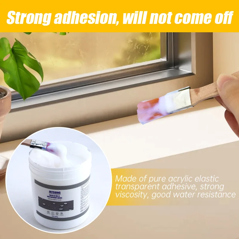 Waterproof Agent Invisible Coating Paste Sealant Glue Toilet Anti-Leak Glue Strong Bonding Adhesive Sealant Glue for Bathroom images - 6