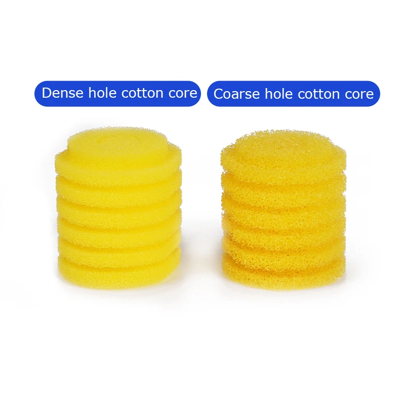 Yellow Aquarium Fish Tank Filter Built In Filter Element Filter Cotton Core Sponge Replacement Cotton Core Water Pump Filter – Detail 7